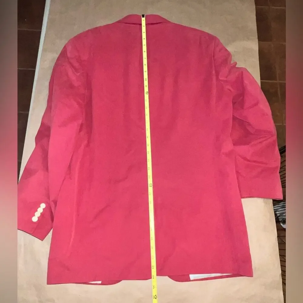 Vintage Nordstrom The Natural Style Blazer Red ish color size 38L